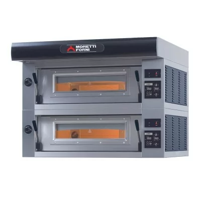 MORETTI FORNI - Fin de série - Four à sole série P bakery 2 chambres H. 300 mm 2 x 2 plaques 600 x 400