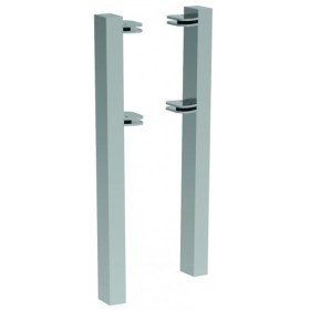 ERATOS - Supports double neutres rectangulaires H. 645 mm