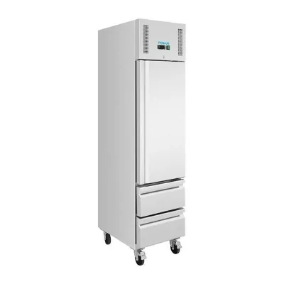 POLAR - Armoire réfrigérée positive GN slimline 1 porte 2 tiroirs série U 292 L