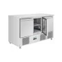 POLAR - Comptoir à salade série U froid ventilé 3 portes 400 L