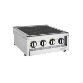 BUFFALO - Plaque de cuisson à induction série 600 4 zones 2 x 3 kW