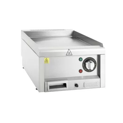 BUFFALO - Plancha électrique série 600 1 zone L. 400 mm
