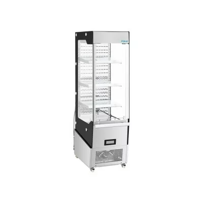 POLAR - Vitrine réfrigérée positive libre-service slimline série G avec porte 220 L