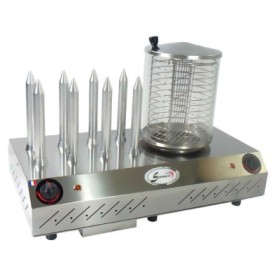 SOFRACA - Déclassé - Chauffe-saucisses 8 plots inox