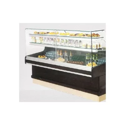 ISOTECH - Fin de série - Vitrine réfrigérée sans réserve sans joue RAVEL vitrage droit 1920 x 974 x 1270 mm