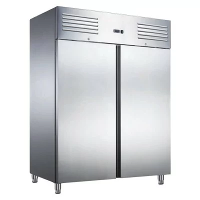 FURNOTEL - Déclassé - Armoire froide positive inox 1400 L, 2 portes pleines