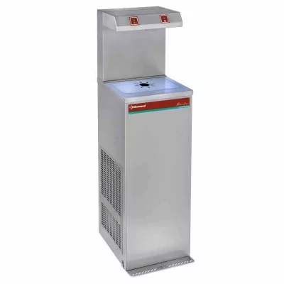 DIAMOND - Déclassé - Fontaine d'eau réfrigérée à pédale inox 80 L/h
