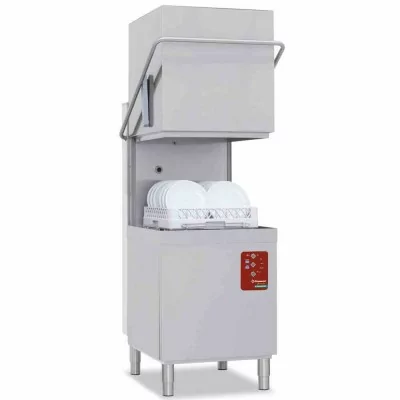 DIAMOND - Déclassé - Lave-vaisselle à capot, panier 500x500 mm Full Hygiène avec adoucisseur continu