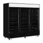TEFCOLD - Congélateur vertical vitrine 3 portes noires 2025 L