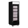 TEFCOLD - Congélateur vertical vitrine 1 porte noire 496 L