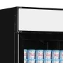 TEFCOLD - Congélateur vertical vitrine 1 porte noire 496 L
