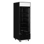 TEFCOLD - Congélateur vertical vitrine 1 porte noire 496 L