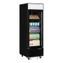 TEFCOLD - Vitrine murale positive noire 1 porte vitrée 496 L