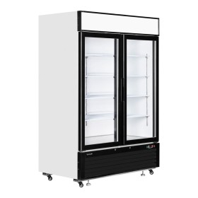 TEFCOLD - Vitrine murale positive 2 portes vitrées 1108 L