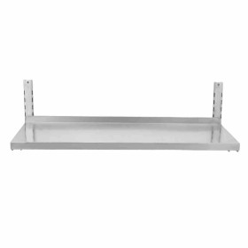 SERIAPRO - Étagère murale en inox sur crémaillères - L 1000 x P 400 mm