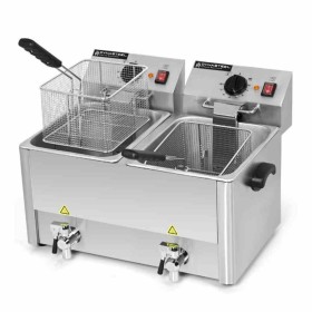 SERIAPRO - Friteuse de table professionnelle 2 x 8 L avec vidange
