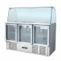 SERIAPRO - Saladette réfrigérée 4 GN 1/1 - 3 portes vitrées