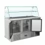 SERIAPRO - Saladette réfrigérée 3 portes - 368 L