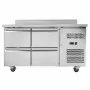 SERIAPRO - Table réfrigérée positive avec dosseret - 4 tiroirs