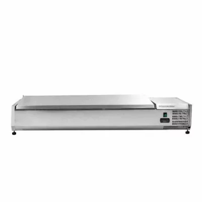 SERIAPRO - Saladette réfrigérée à poser couvercle inox - 7 x GN 1/3