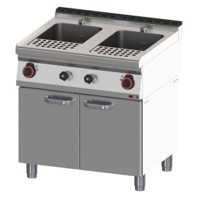 REDFOX - Cuiseur à pâtes électrique 23+23 L soubassement 400 V - VT 70/80 E