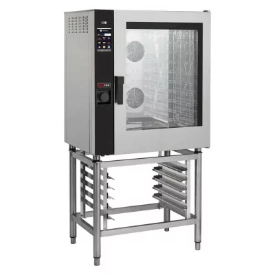 REDFOX - Four à convection élec. 10x GN 1/1 injection, tactile, lavage auto, porte droite - MPD 1011 X ERAM