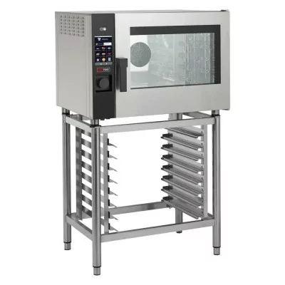 REDFOX - Four à convection élec. 5xGN1/1 renforcé, injection, tactile, lavage auto, porte droite - MPD 0511 X ERAM