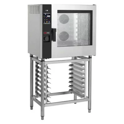 REDFOX - Four à convection élec. 7x GN 1/1, injection, tactile, lavage auto, porte droite - MPD 0711 X ERAM