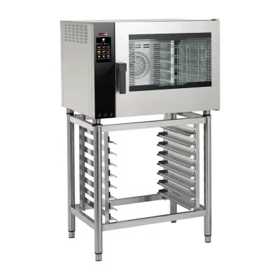 REDFOX - Four mixte élec. renforcé, injection, tactile, nettoyage auto, porte droite, 5xGN1/1 - MPDN 0511 X ERAM