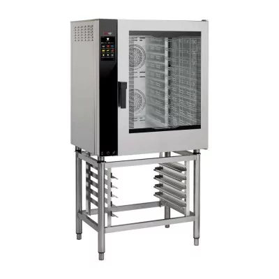 REDFOX - Four mixte électrique renforcé, injection, tactile, porte droite, 10x GN 1/1 - MPDN 1011 X ER