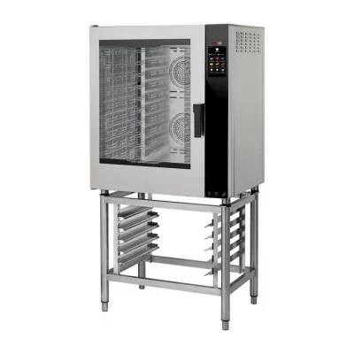 REDFOX - Four mixte électrique renforcé, injection, tactile, porte gauche, 10x GN 1/1 - MPDN 1011 X EL