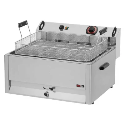 REDFOX - Friteuse électrique 30 L TOP robinet de vidange 400 V - FE 60 T