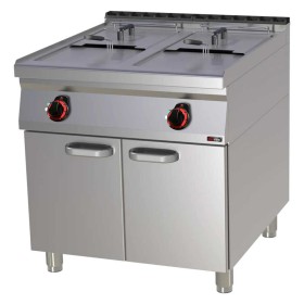 REDFOX - Friteuse électrique double 17+17 L soubassement - FE 90/80-17 E