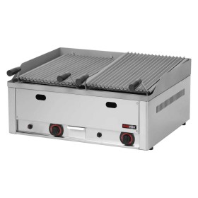 REDFOX - Grill pierre de lave à gaz double 2x 310x480 TOP - GL 60 GS
