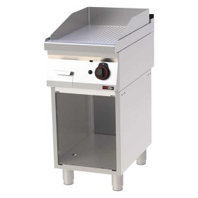 REDFOX - Plaque de cuisson 400x510 à gaz nervurée soubassement - FTR 70/40 G