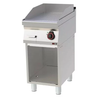 REDFOX - Plaque de cuisson 400x510 électrique nervurée soubassement 400 V - FTR 70/40 E