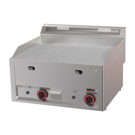 REDFOX - Plaque de cuisson 650x480 à gaz chrome durable combinée sans soubassement - FTHRC 60 GL