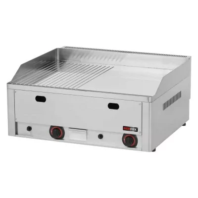 REDFOX - Plaque de cuisson 650x480 à gaz chromée combinée TOP - FTHRC 60 G