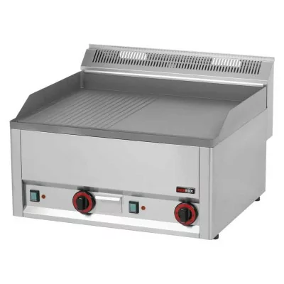 REDFOX - Plaque de cuisson 650x480 électrique combinée sans soubassement 400 V - FTHR 60 EL
