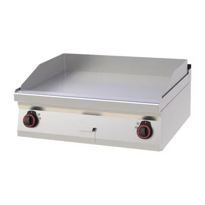 REDFOX - Plaque de cuisson 800x510 électrique chromée lisse sans soubassement 400 V - FTHC 70/08 E