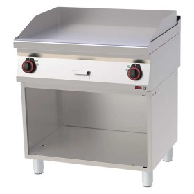 REDFOX - Plaque de cuisson 800x510 électrique lisse soubassement 400 V - FTH 70/80 E