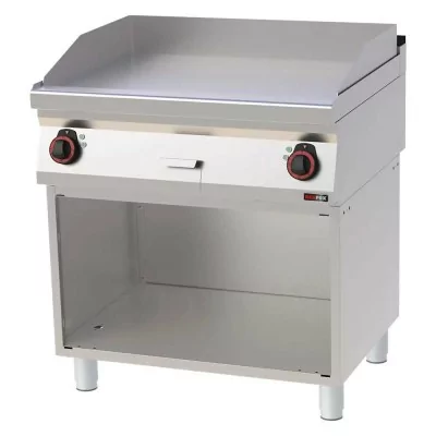 REDFOX - Plaque de cuisson 800x510 électrique lisse soubassement 400 V - FTH 70/80 E