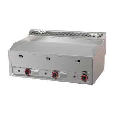 REDFOX - Plaque de cuisson 970x480 à gaz chrome durable lisse sans soubassement - FTHC 90 GL