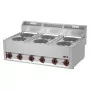 REDFOX - Fourneau électrique 6x feu sans soubassement 400 V - SP 90 ELS