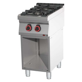 REDFOX - Fourneau à gaz 2x brûleur ECO soubassement - SPB 70/40 G