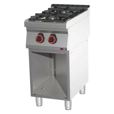 REDFOX - Fourneau à gaz 2x brûleur soubassement - SP 70/40 G