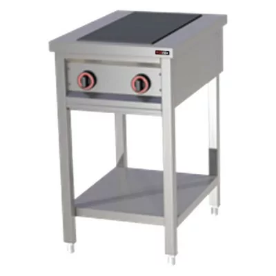 REDFOX - Fourneau électrique 2x feu soubassement 400 V - SPF 50 E