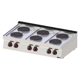 REDFOX - Fourneau électrique 6x feu sans soubassement - SP 70/012 E
