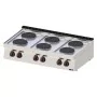 REDFOX - Fourneau électrique 6x feu sans soubassement - SP 70/012 E