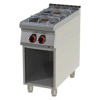 REDFOX - Fourneau à gaz 2x brûleur soubassement - SP 90/40 G